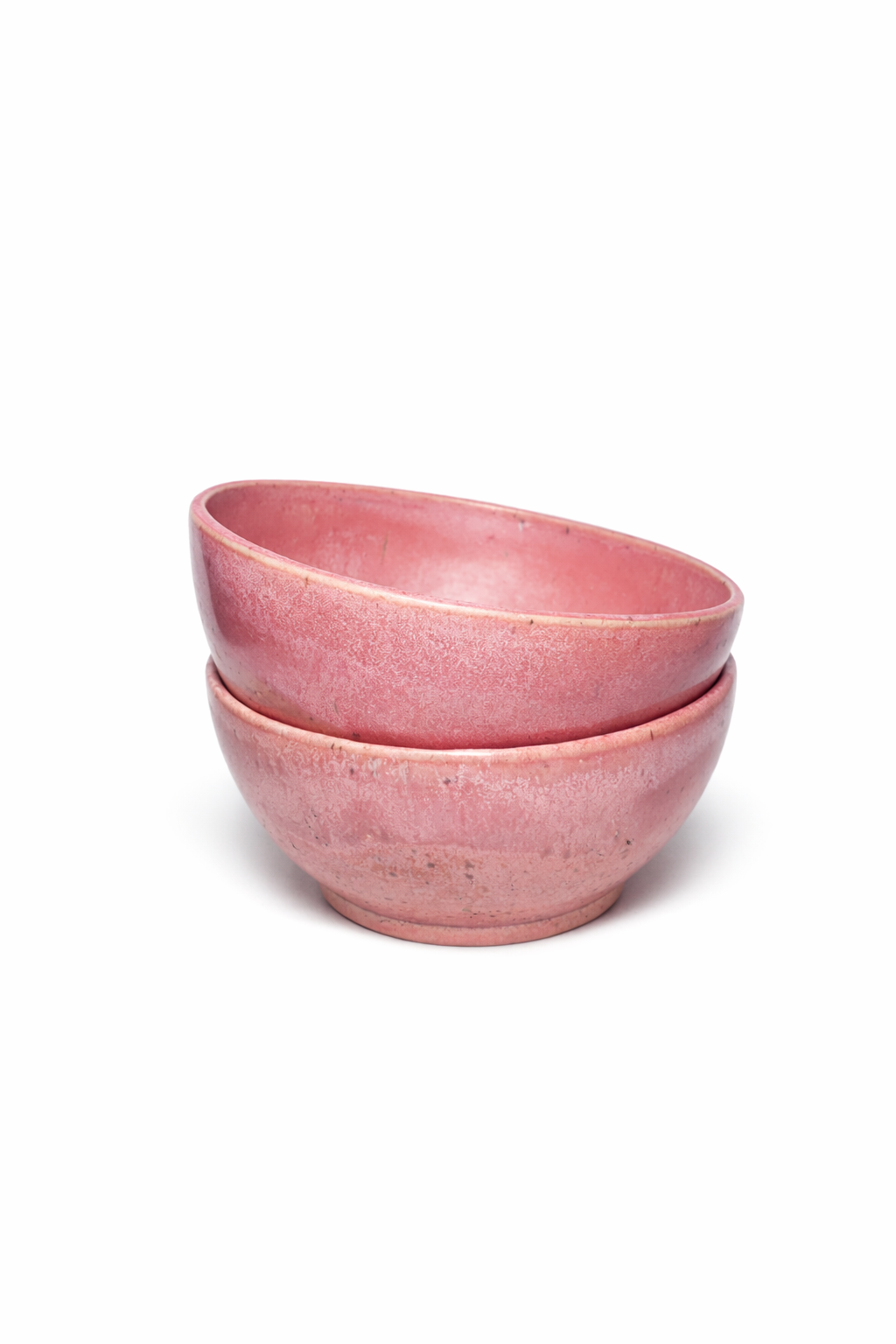 Pink Wave Nesting Bowls (Set of Two)