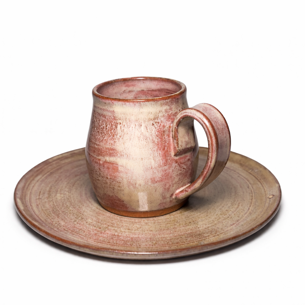 Handcrafted Teacup & Saucer Set